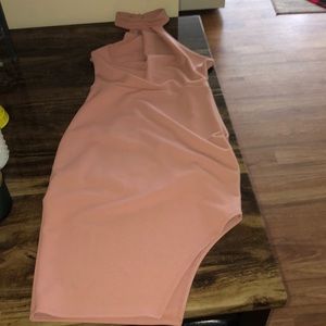 Light pink cocktail dress